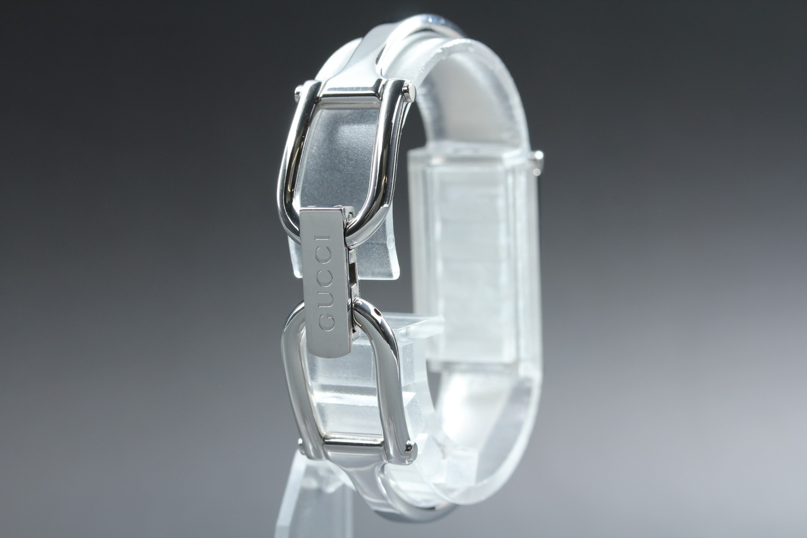 [Near MINT] GUCCI 1500L Silver 12mm Pink Shell Dial Quartz Women’s Watch
