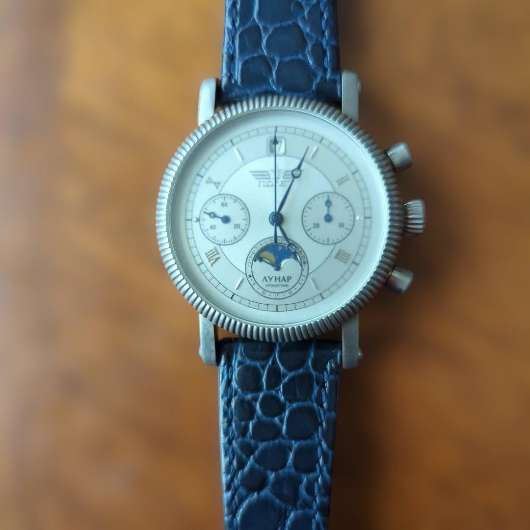 [A4M] Poljot Manual Wind Chronograph Working Wristwatch [g9n]