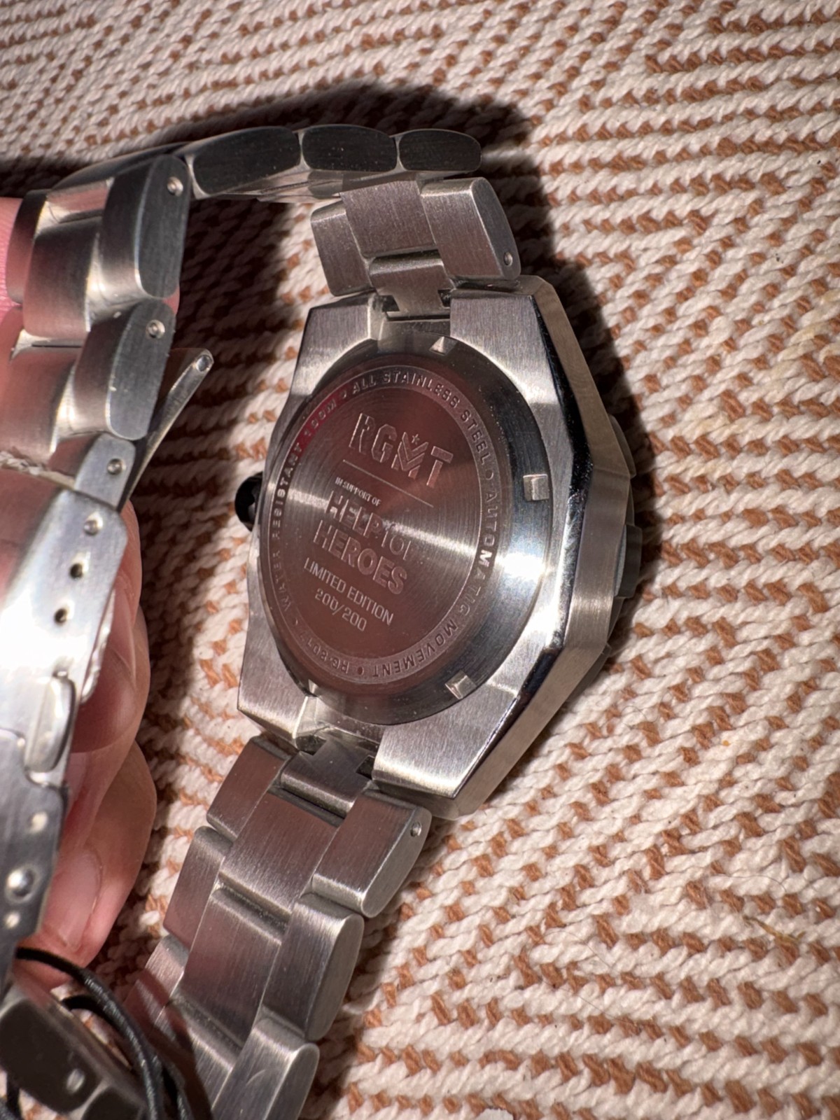 RGMT Limited Edition Help for Heroes FieldMaster Watch 200 of 200 (Never Worn)