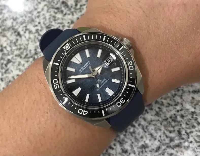 Seiko Prospex SRPF79K1 King Samurai Dark Blue Ray Save The Ocean Special Edition