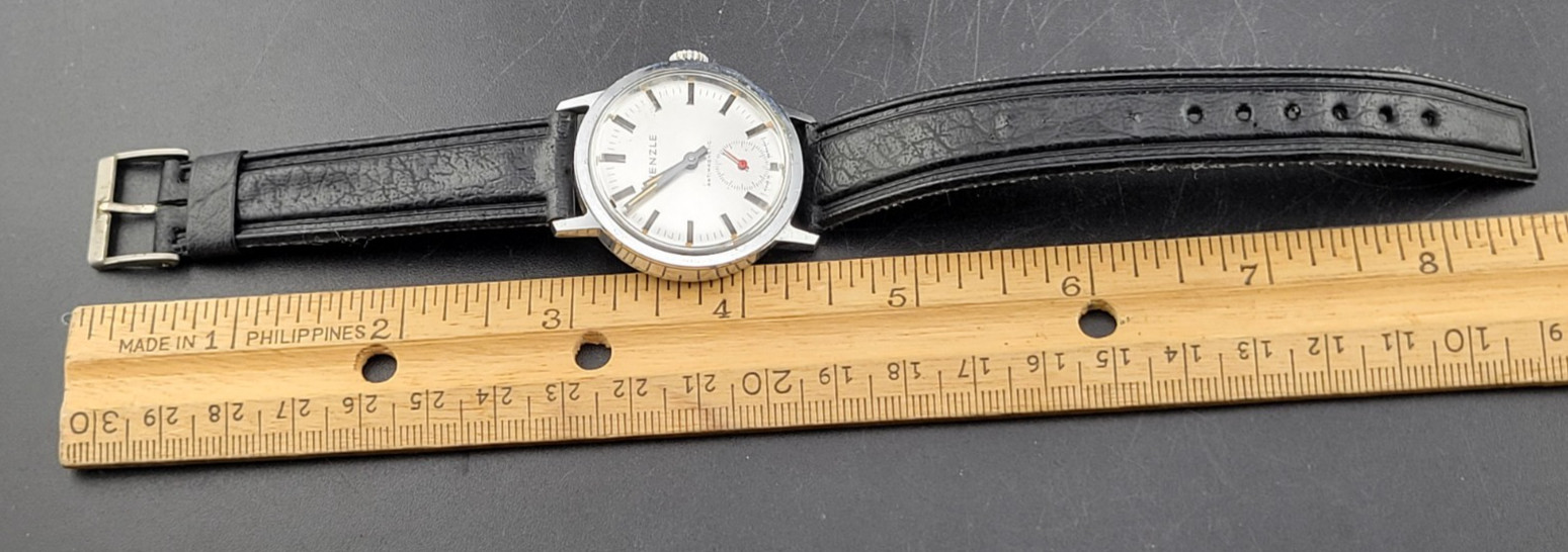 w/Running Video: NICE Men’s Kienzle Germany Red Second Hand Subdial Watch in USA