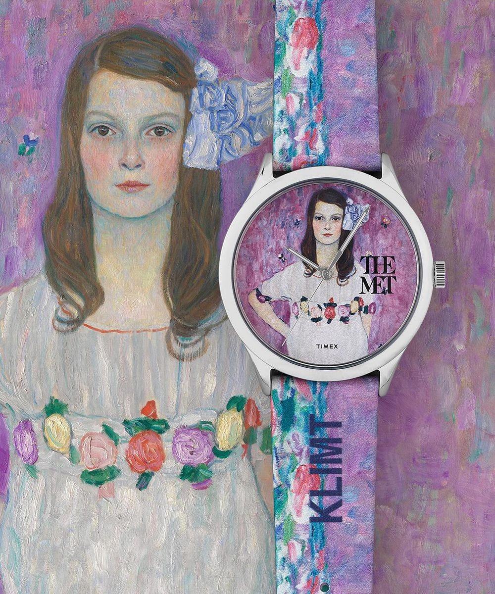 Timex Multicolour Womens Analogue Watch The Met X Klimt TW2W24900