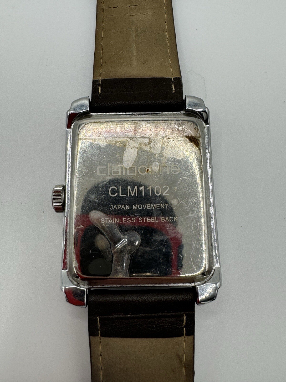 VTG Liz Claiborne Watch Large Dark Brown Wristwatch CLM1102 Analog needs battery