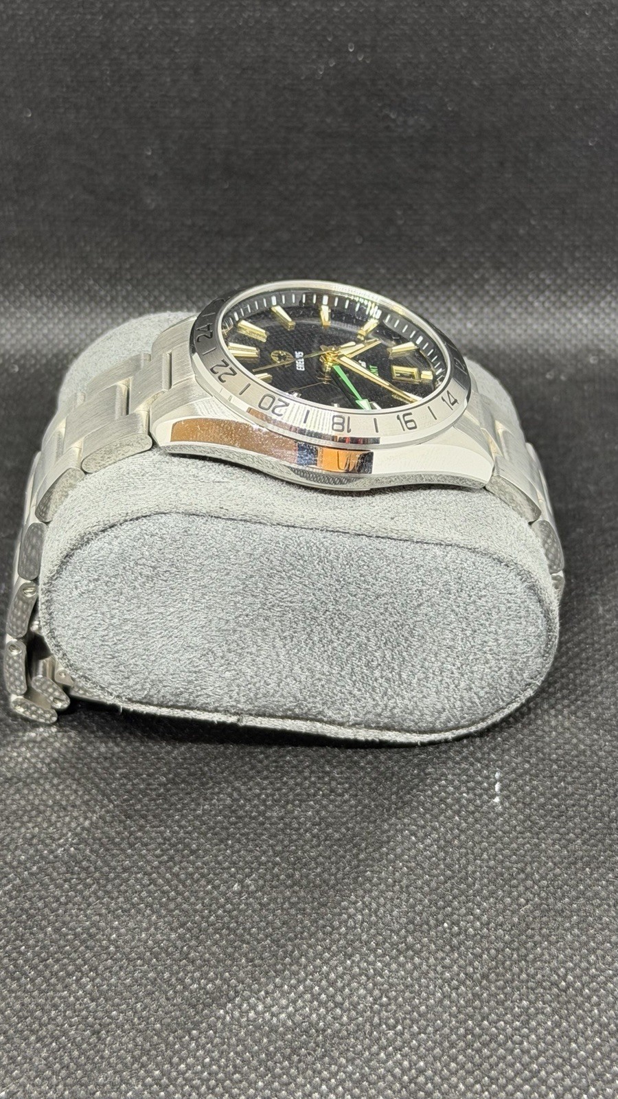 EREBUS Ascent GMT 40mm Automatic Black Gilt