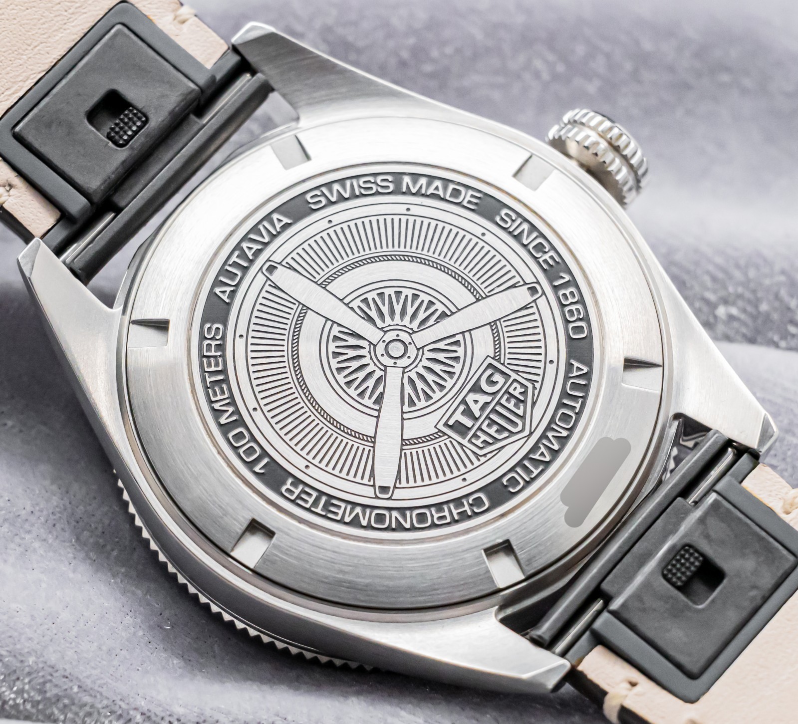 Tag Heuer Autavia Automatic 42mm Smokey Black Dial Papers Steel WBE5190.FC8268