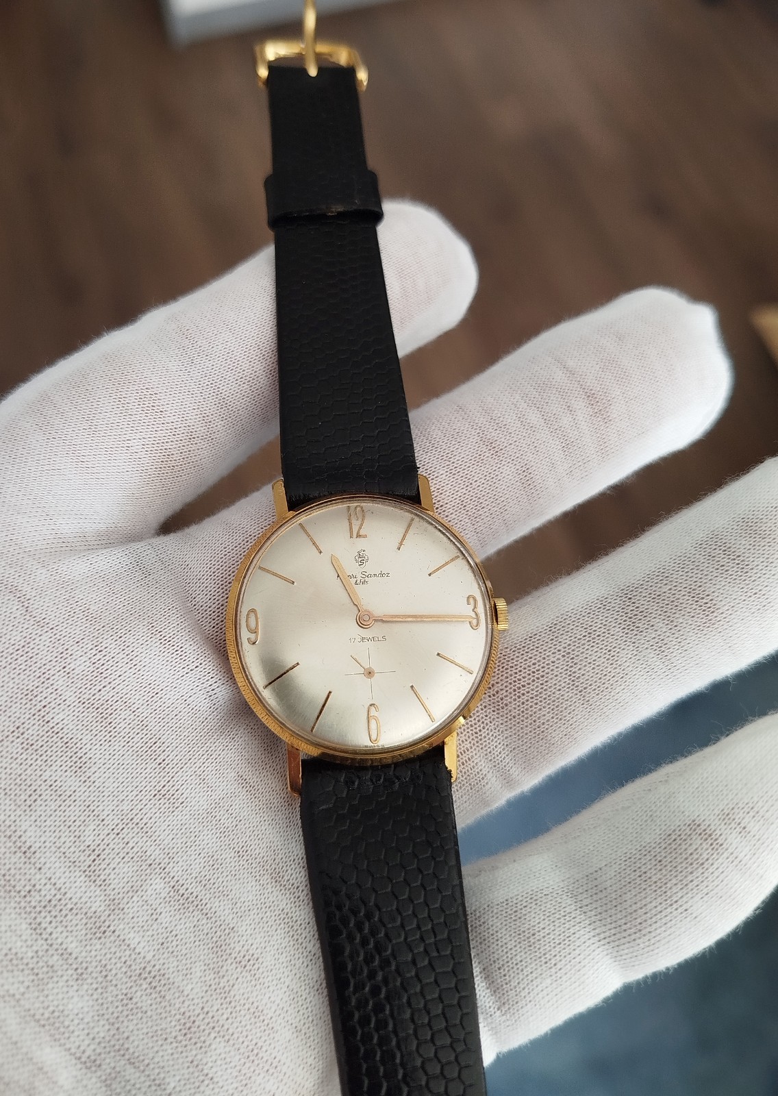 Vintage Henri Sandoz & Fils Men’s Watch 34mm | Sub-Second | AS 1790/92 | Swiss