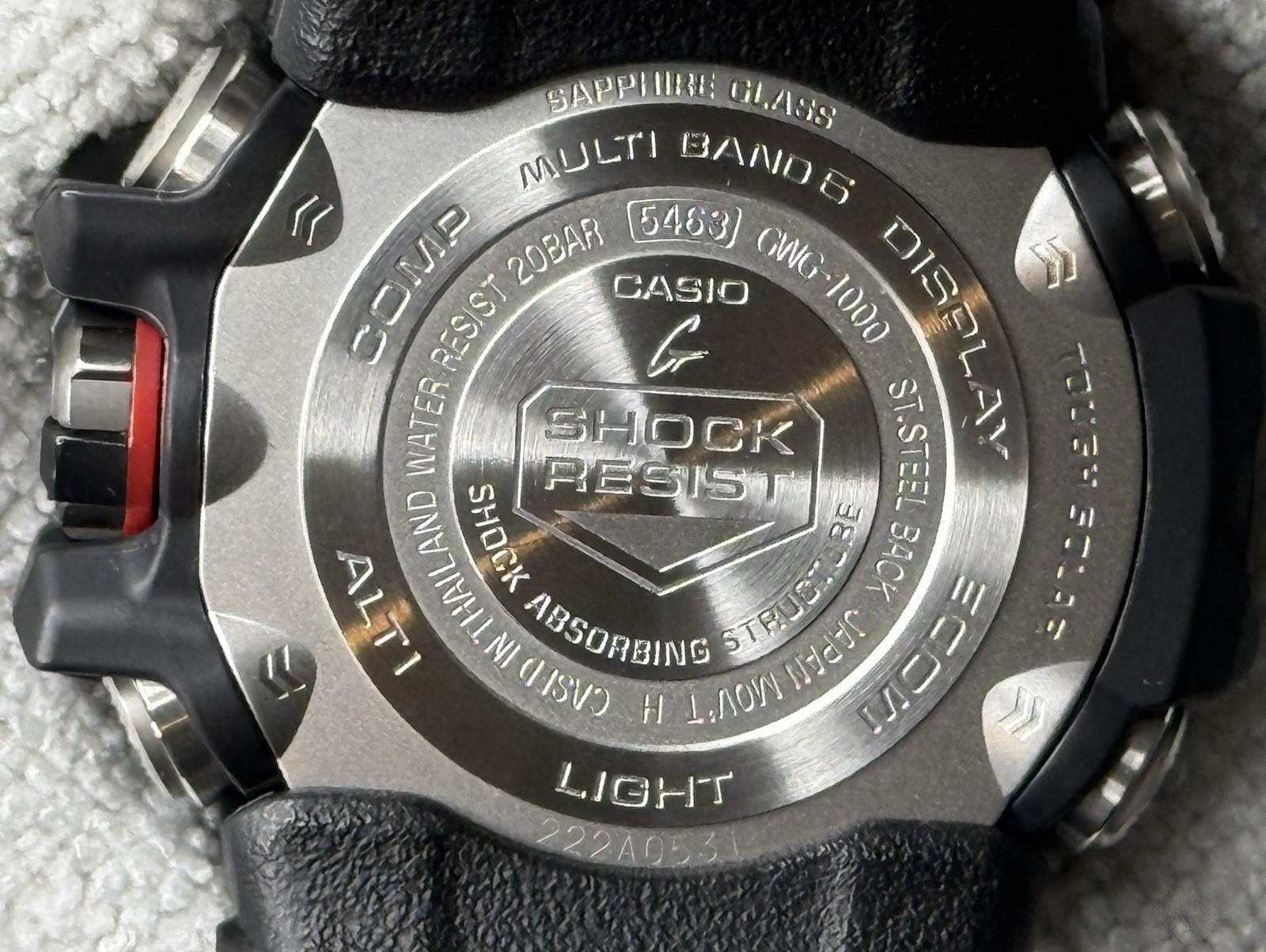 Casio G-Shock Mudmaster GWG-1000-1A1 Rare “Stealth Assassin” OEM Customization