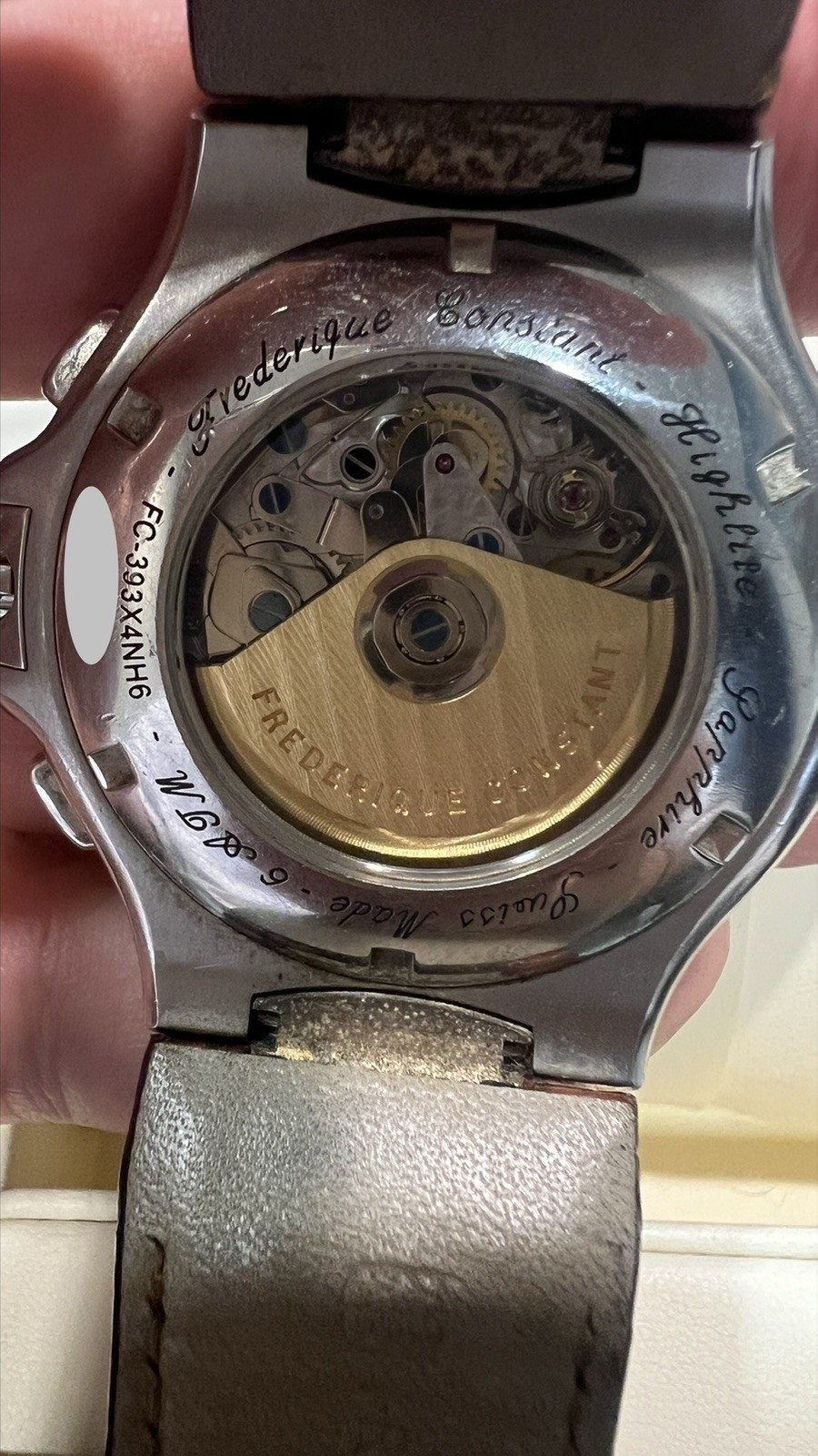 Frédérique Constant Highlife Chrono Auto 44mm Reverse Panda Ref# FC-393X4NH6