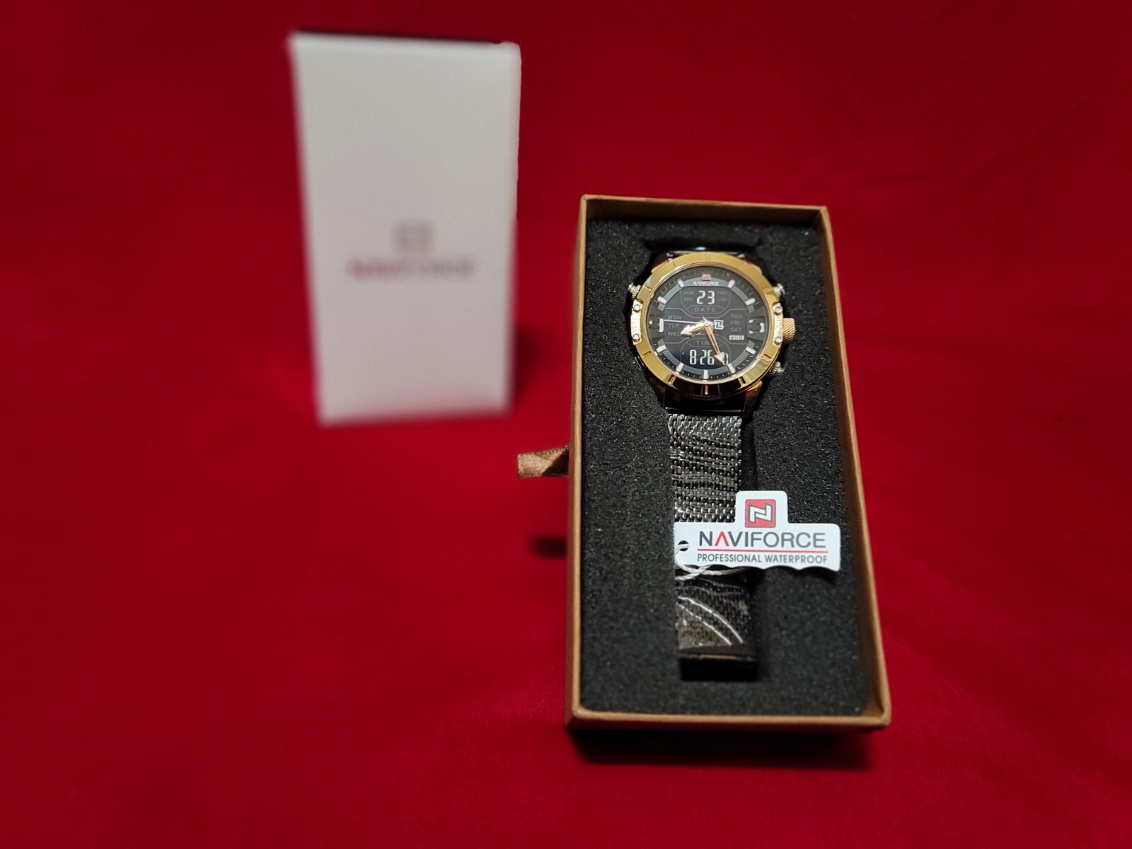 NAVIFORCE Digital/ Watch Men’s Watches Stainless Steel NF-9153M