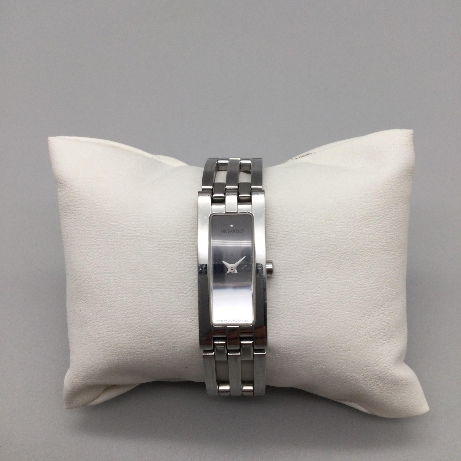 Movado Esperanza Womens Watch 14mm Stainless Steel Sapphire New Battery 6″