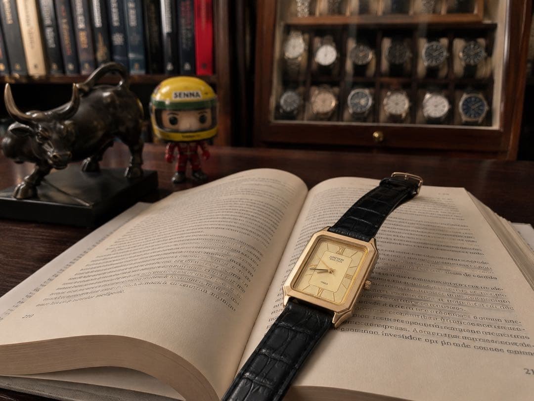 Vega Junction High-Stage Quartz Watch 26mm Leather Strap From Japan
