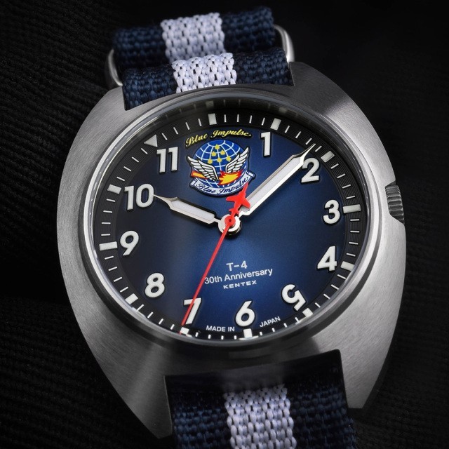 KENTEX S798M-06 Blue Impulse Classic Standard 30th anniversary Blue Navy/White