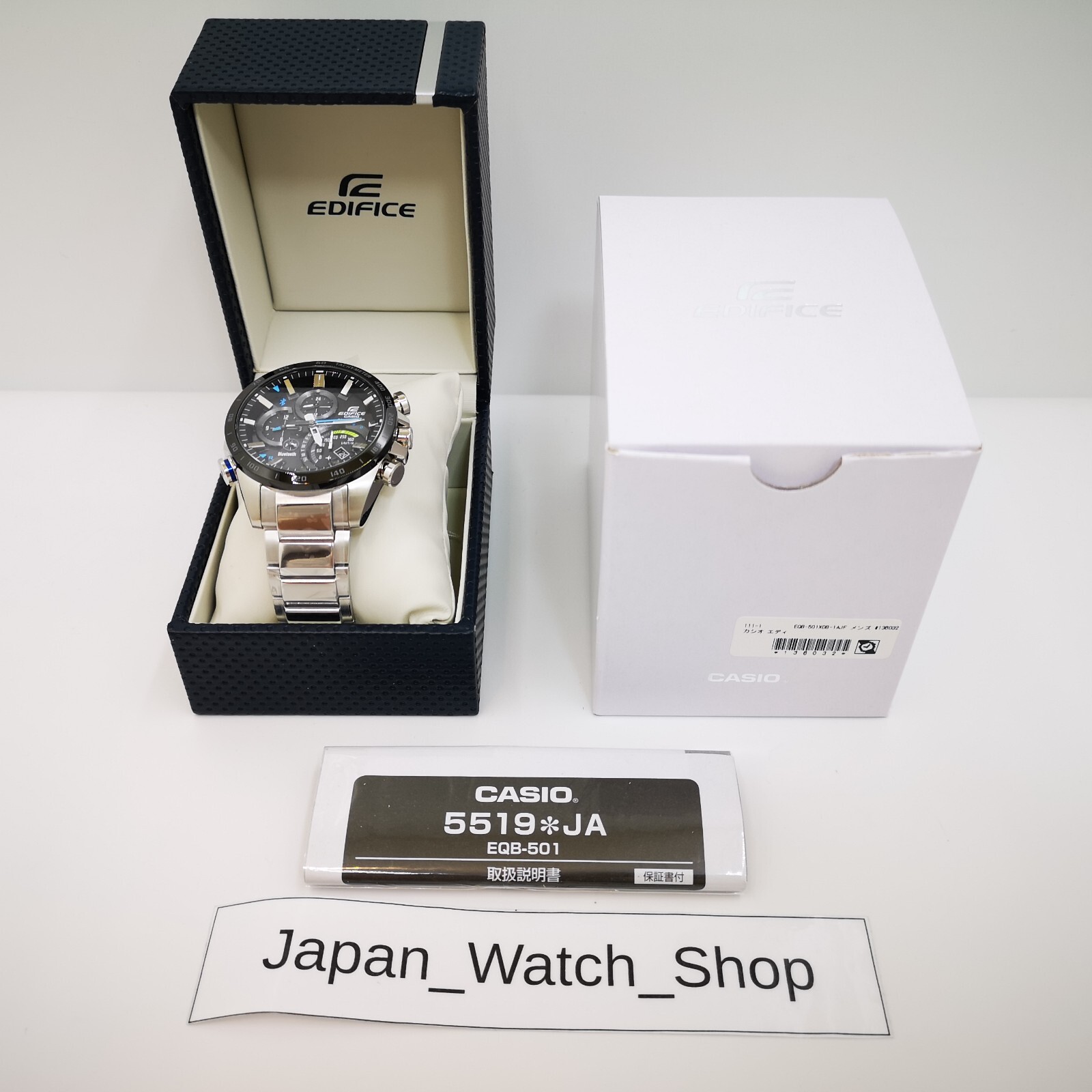 CASIO EDIFICE EQB-501XDB-1AJF Black 2017 TIME TRAVELER Men’s Watch New in Box