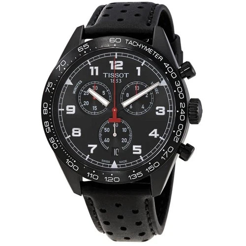 Tissot PRS 516 Chronograph Quartz Black Dial Men’s Watch Brand New