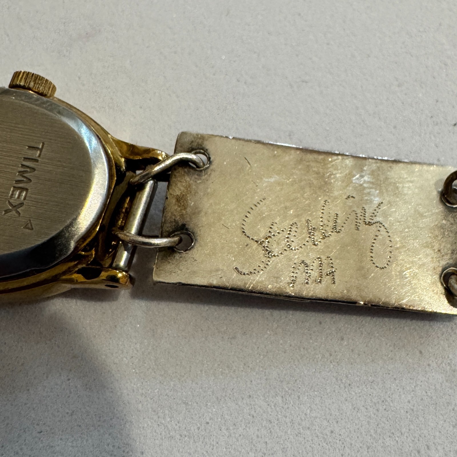 Handcrafted Women’s Artist Watchband with Timex Diamond Quartz Analog Face