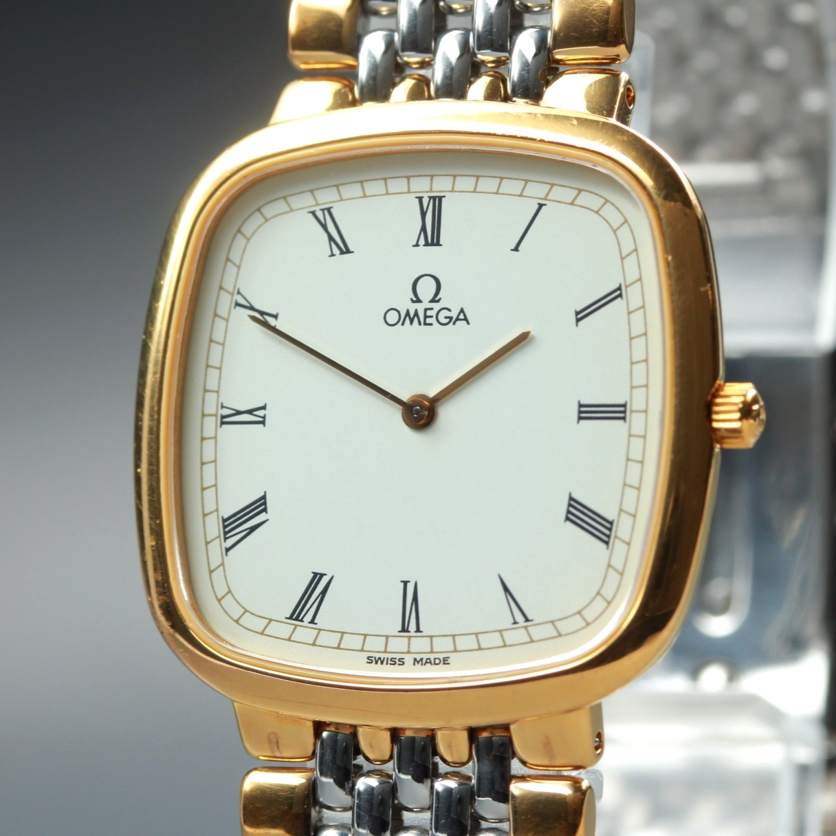 [Exc+5 w/Paper] OMEGA De Ville Cal.1378 Vintage 1989 Quartz Roman Men’s Watch
