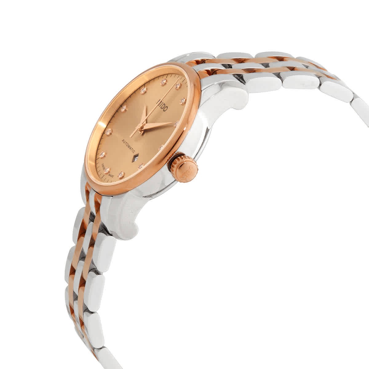 Mido Baroncelli Automatic Diamond Bronze Dial Ladies Watch M76009671