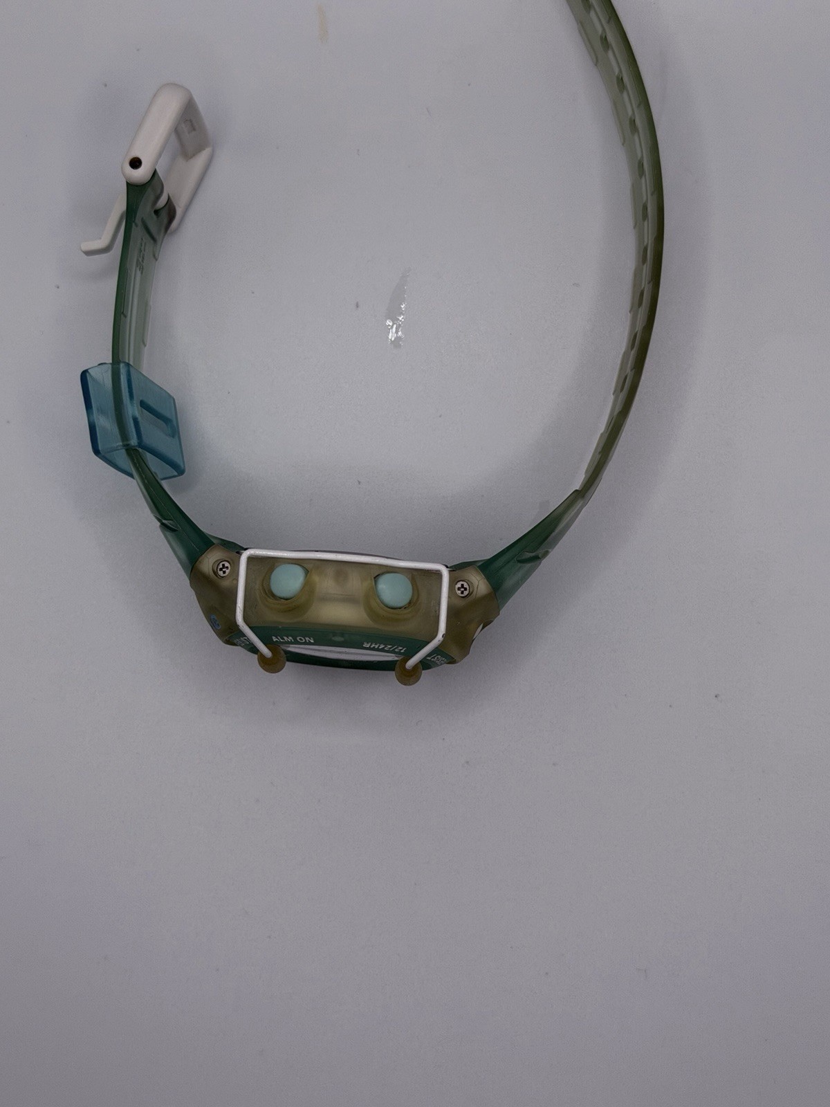 Vintage Casio Baby-G BG-142 1564 Digital Watch Green Translucent 10BAR