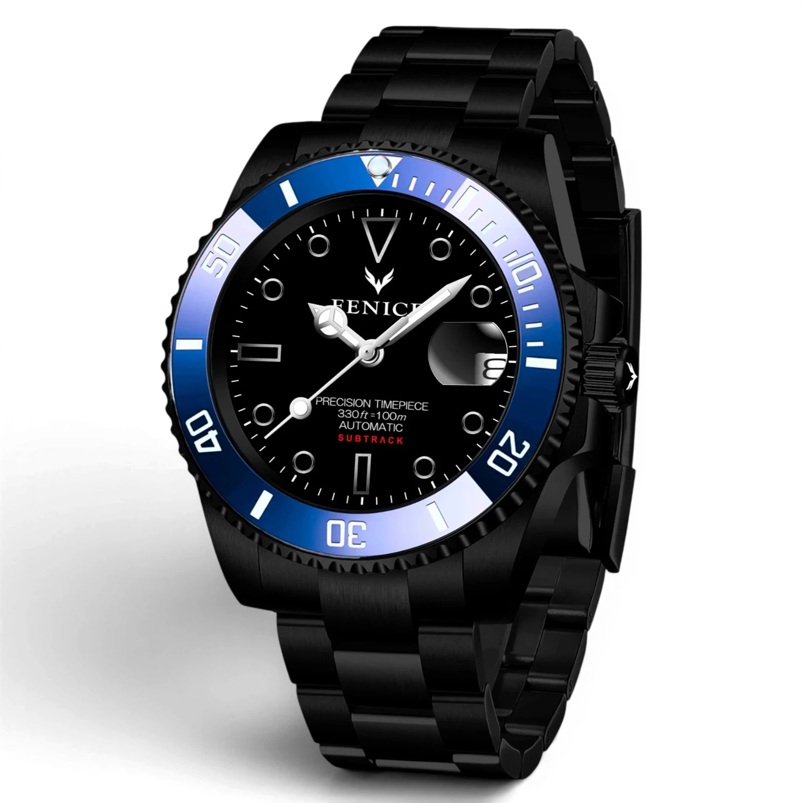 Phoenix Subtrack Atlantic Noir 10ATM Automatic Watch with Miyota Movement