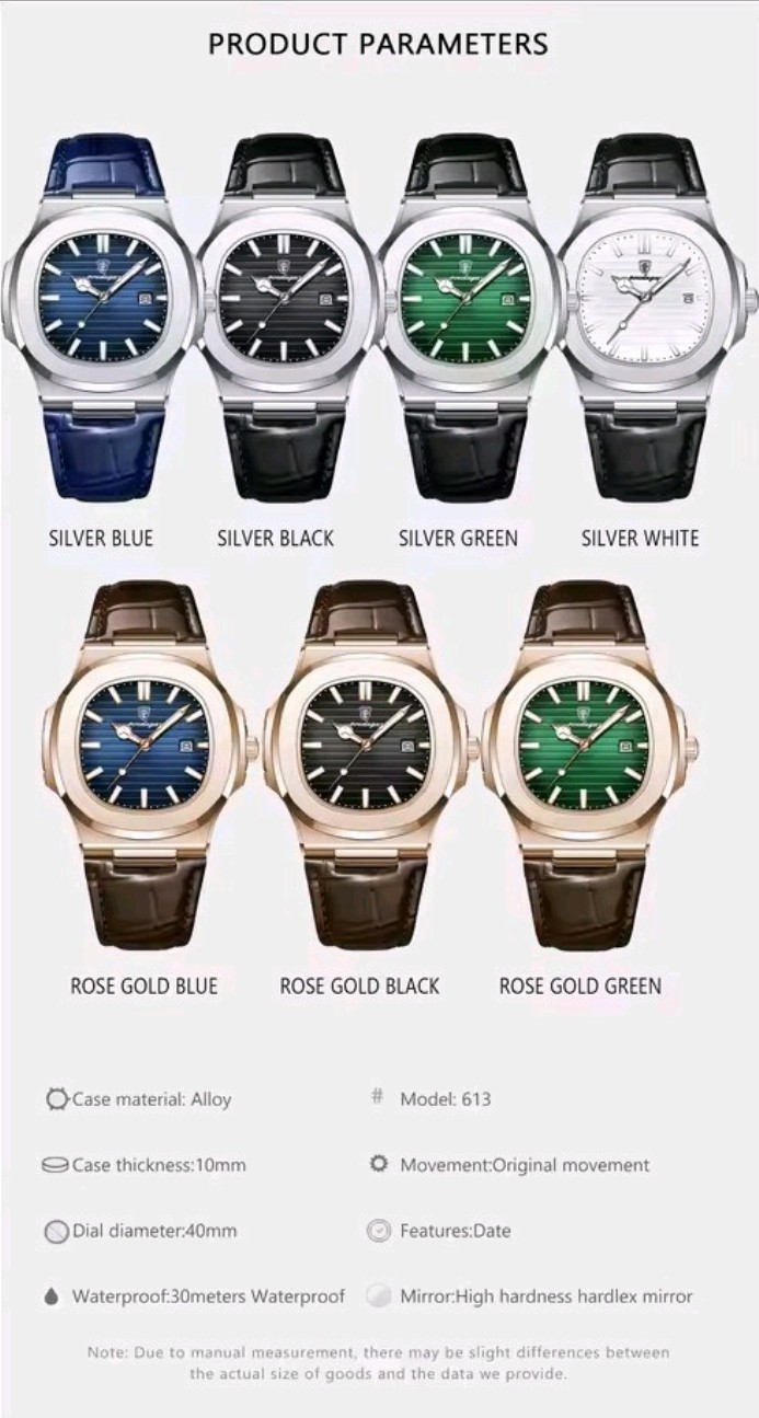 Top Luxury and premium Quartz Men’s Watch, Classic Wristwatch