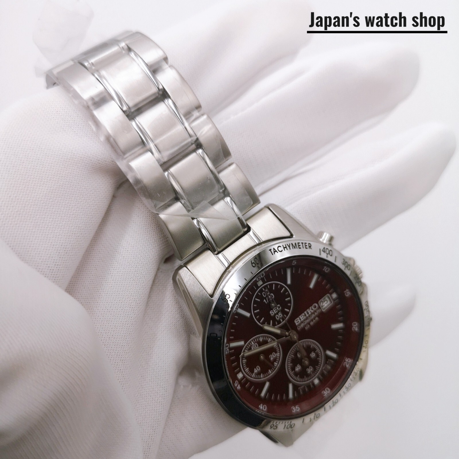 SEIKO SEIKO SPIRIT SBTQ045 Chronograph Men’s Watch 10 BAR Red New in Box