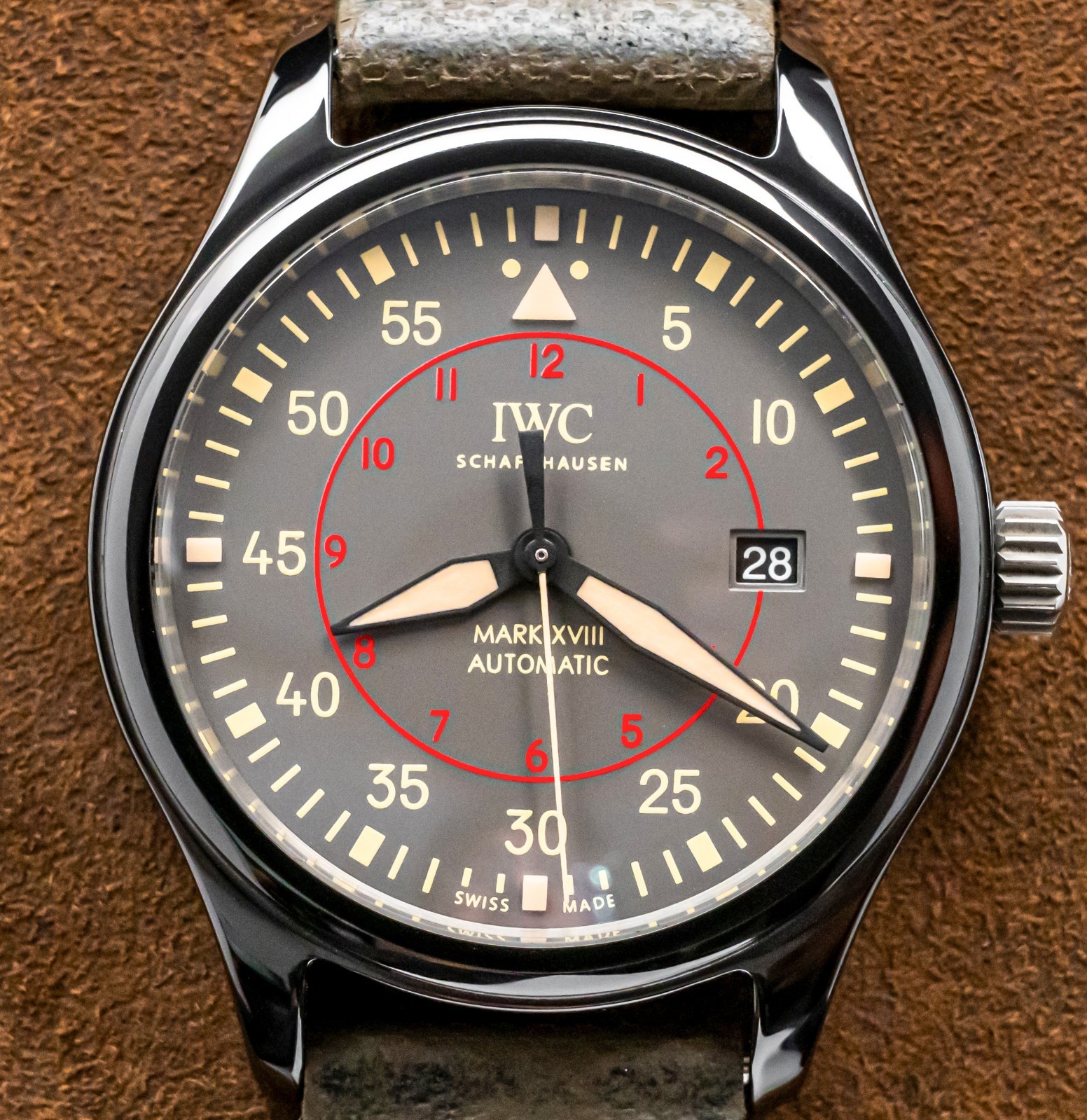 IWC Pilot’s Watch Mark XVIII Top Gun Miramar 41mm Paper Grey Dial IW324702