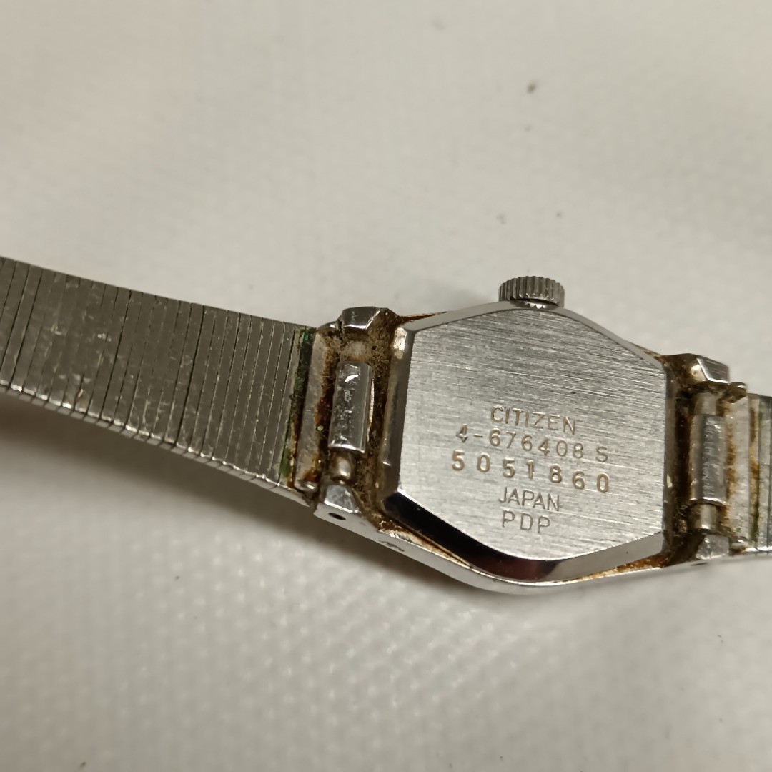 Citizen Wrist Watch Silver Stainless Steel Vintage *Spares/Repairs* | Preloved