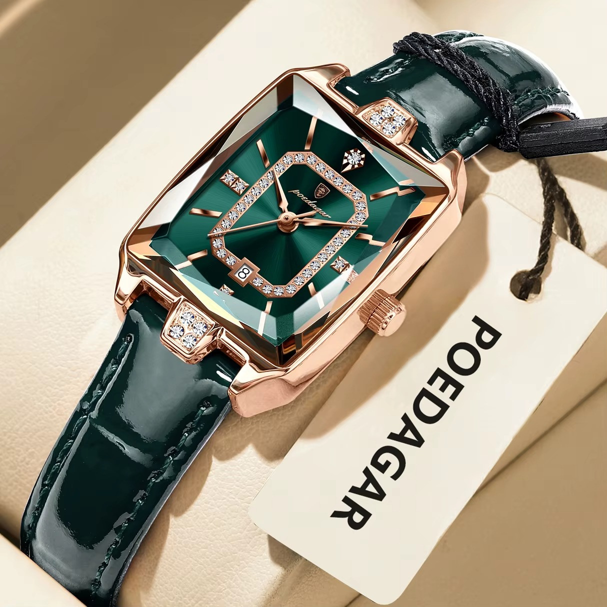 Elegant Women Leather Strap Watch Casual Ladies Analogue Quartz Wristwatch Gift