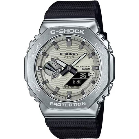 New CASIO G-Shock GBM 2100A 8BJF Metal Light Yellow Gold 20 ATM Water Resistant