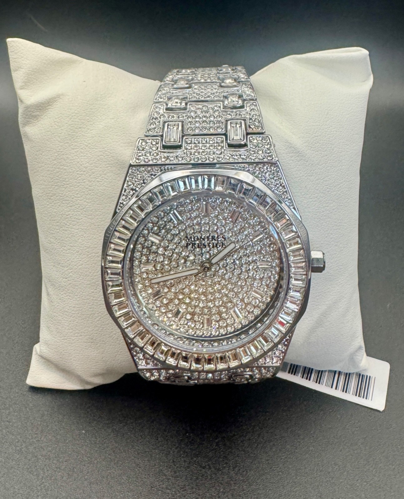 Montres Prestige Luxe X Invicta MPW-0134 Iced Out Crystal Men’s 42.5mm Watch NWT