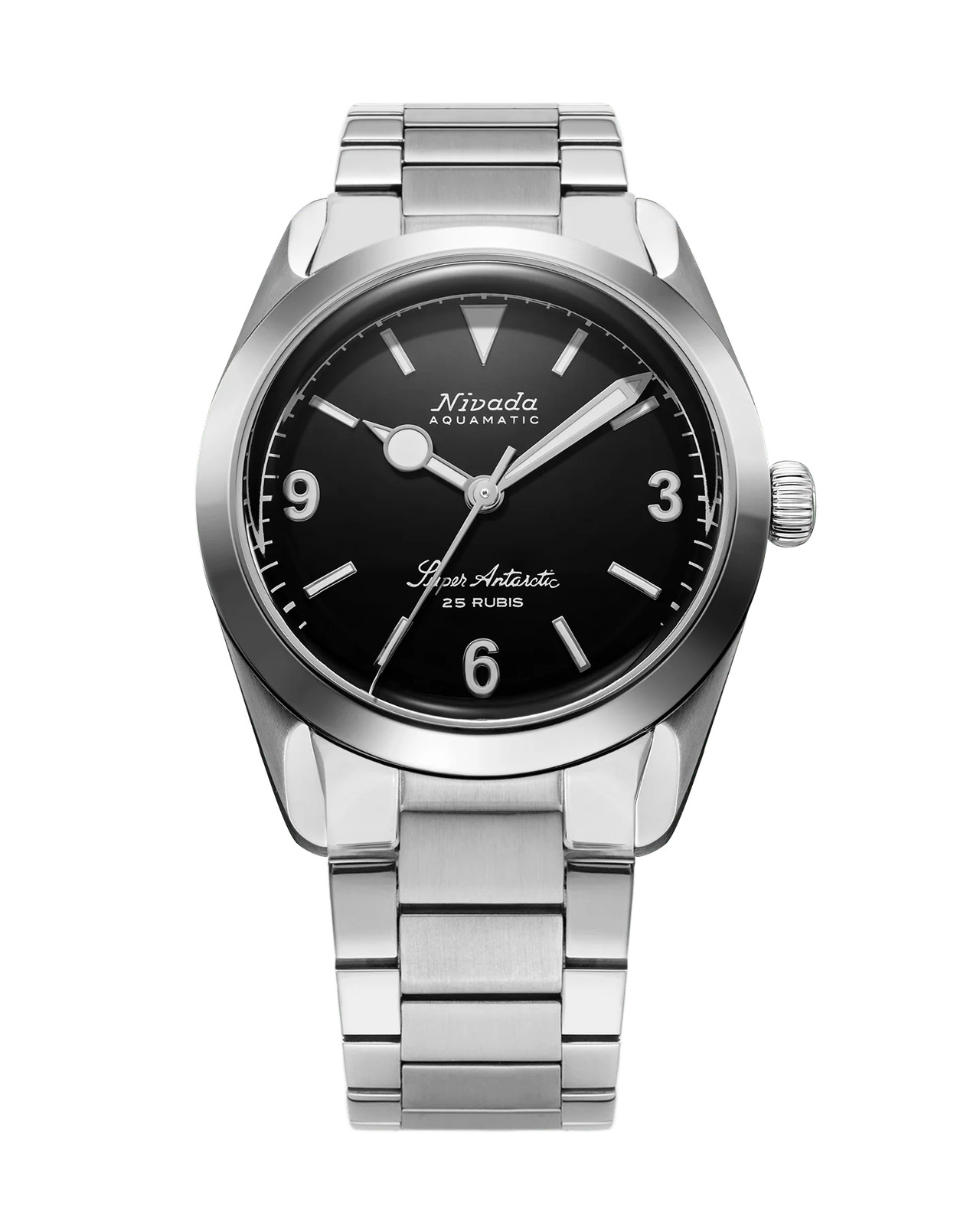 Nivada Grenchen 32039A20 Super Antarctic 3.6.9 Black No Vintage 38mm Automatic