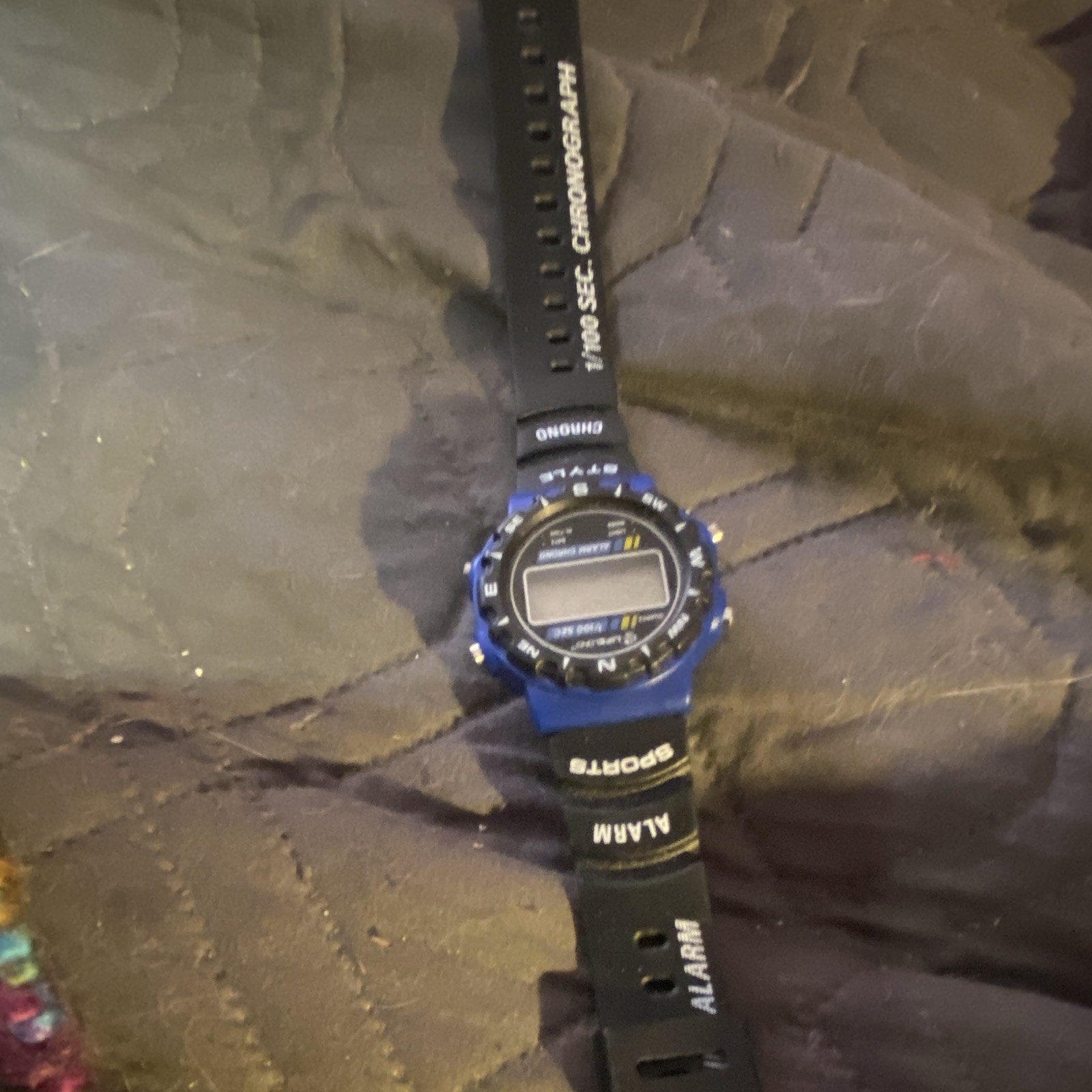 Timex Ironman Digital Quartz Chronograph Alarm 100m Blue/Black 40mm Watch
