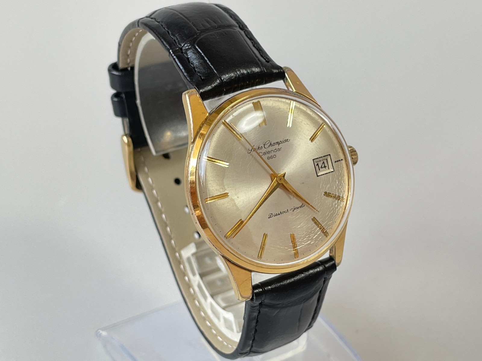 SEIKO Champion 860 J15017 17J [US Stock] Vintage Hand-winding Mens Watch *Exc+4