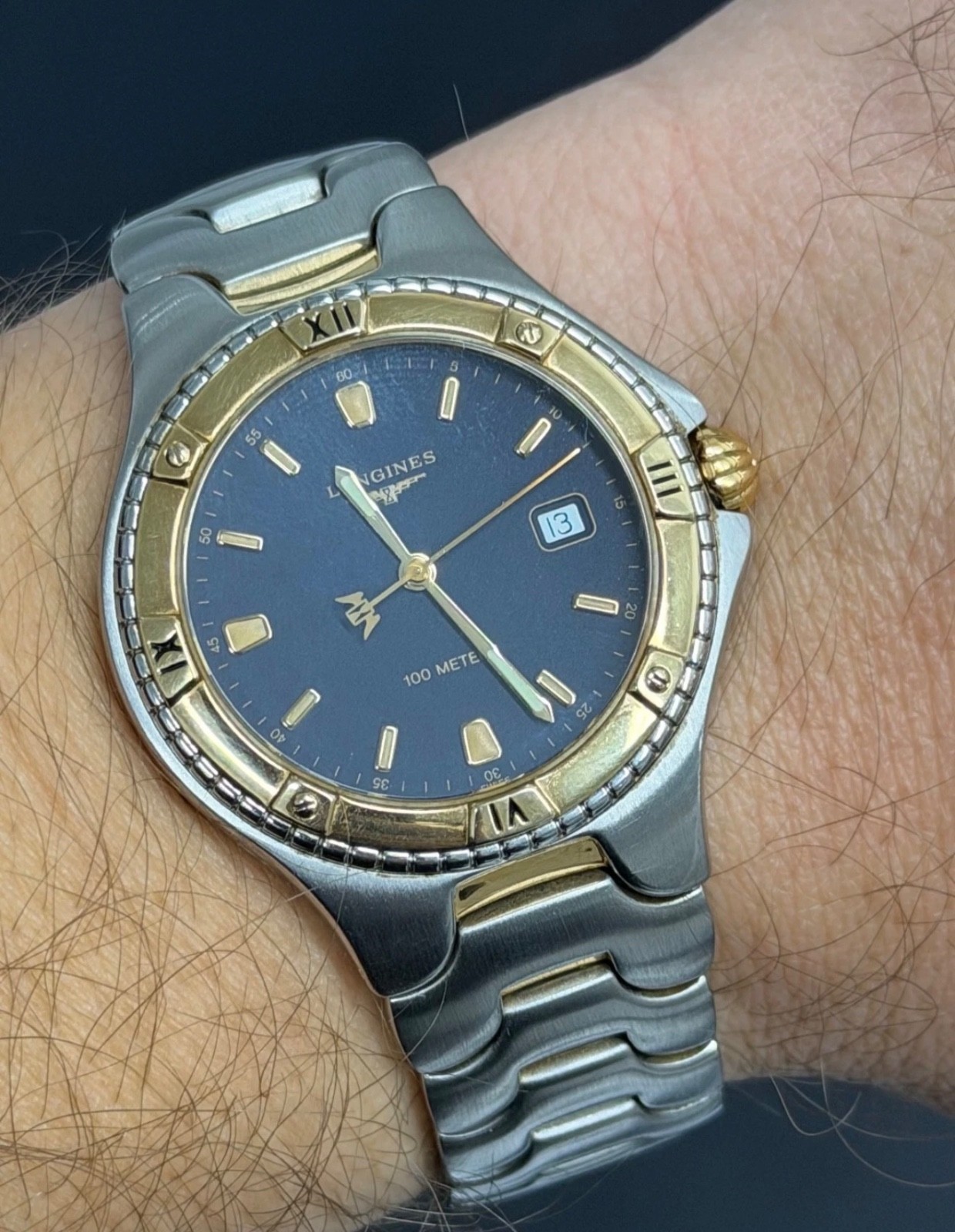 Vintage Longines Conquest L3.612.3 Two Tone Men’s Watch
