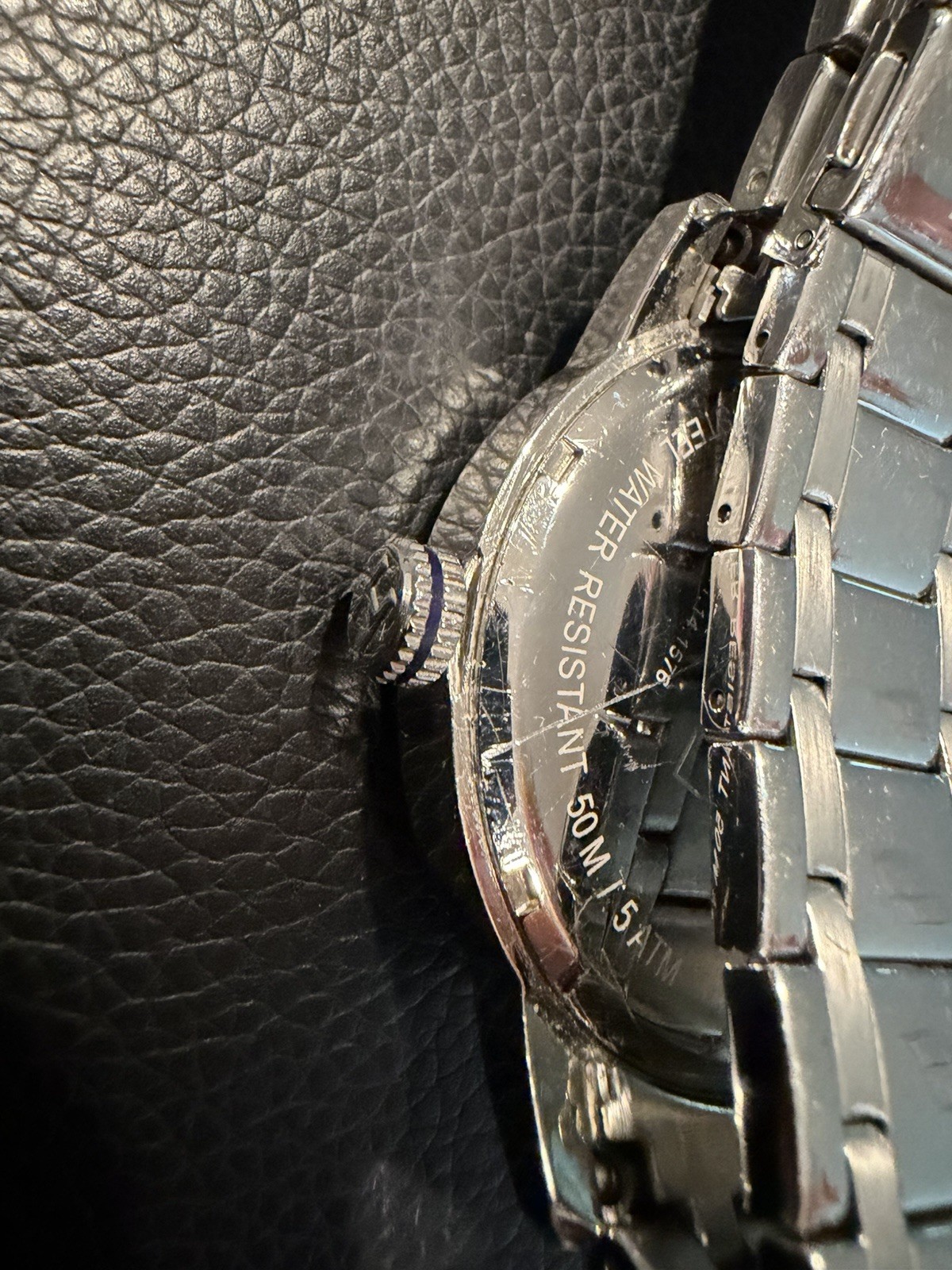 Tommy Hilfiger Men’s Quartz Watch 44mm Gray Dial Silver Bracelet Date 50m
