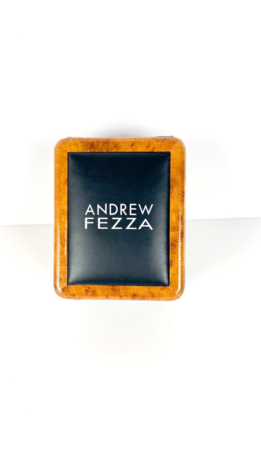Vintage Andrew Fezza Men’s Stainless Steel Watch – Elegant Hexagonal Design