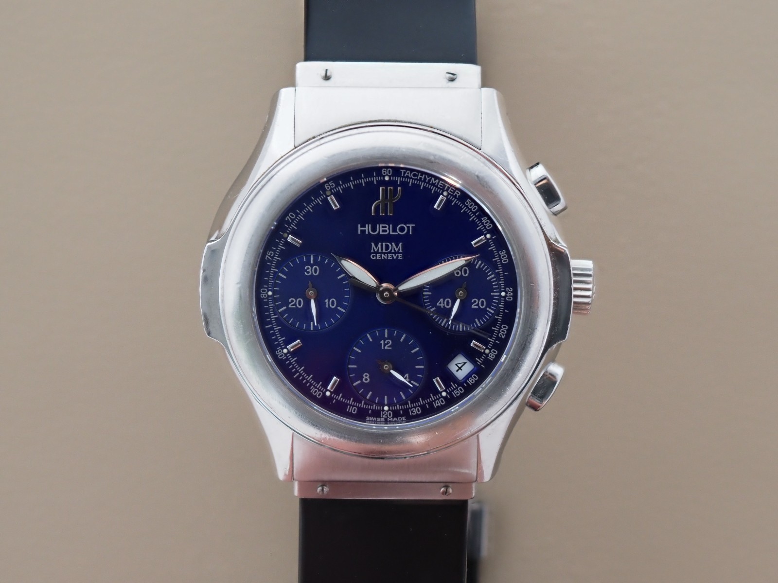 Hublot MDM Elegant Chronograph 1810.1 40mm Electric Blue Dial