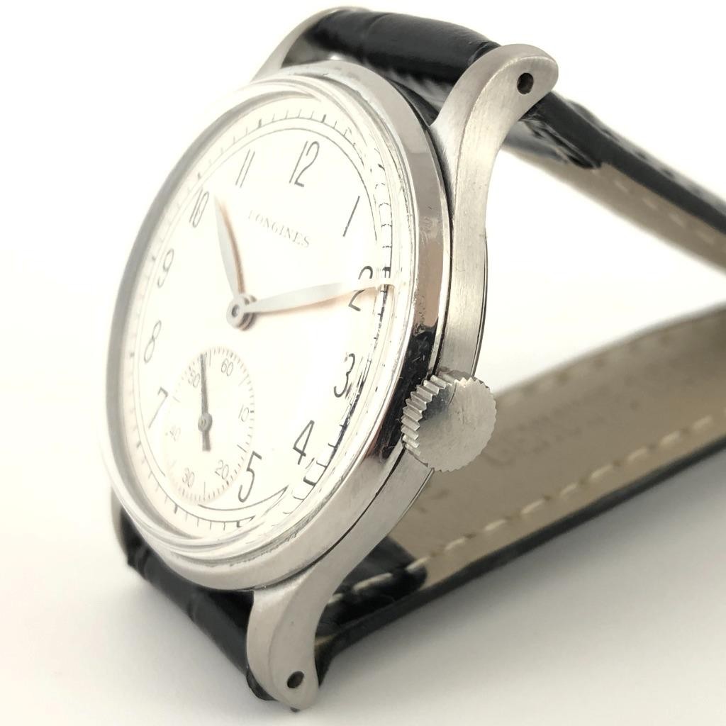 SWISS RARE LONGINES FROM CA 1920 MANUAL WIND WORKING WELL STEEL JUNIOR WATCH