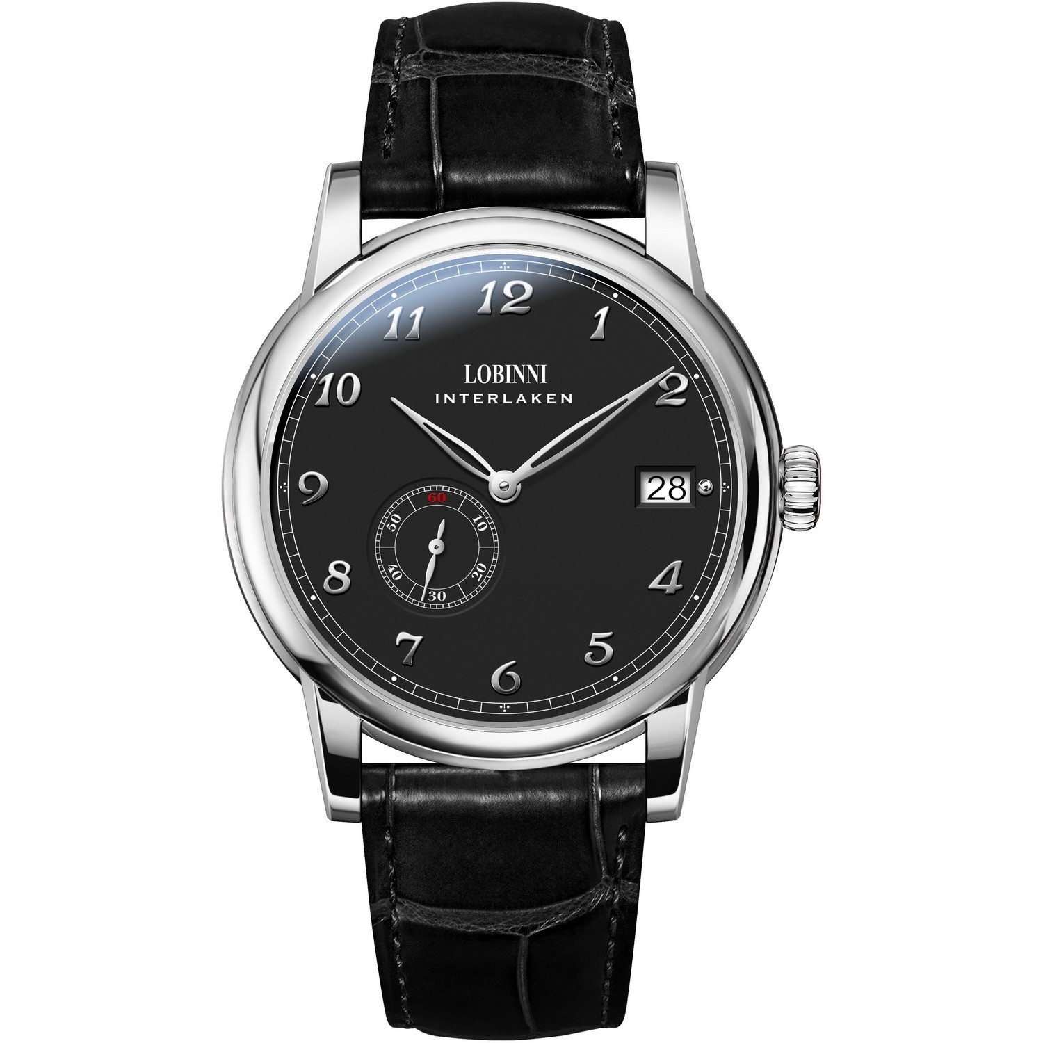 LOBINNI Men Automatic Watch 40mm Mechanical Wristwatch Hangzhou 5000 Micro Rotor