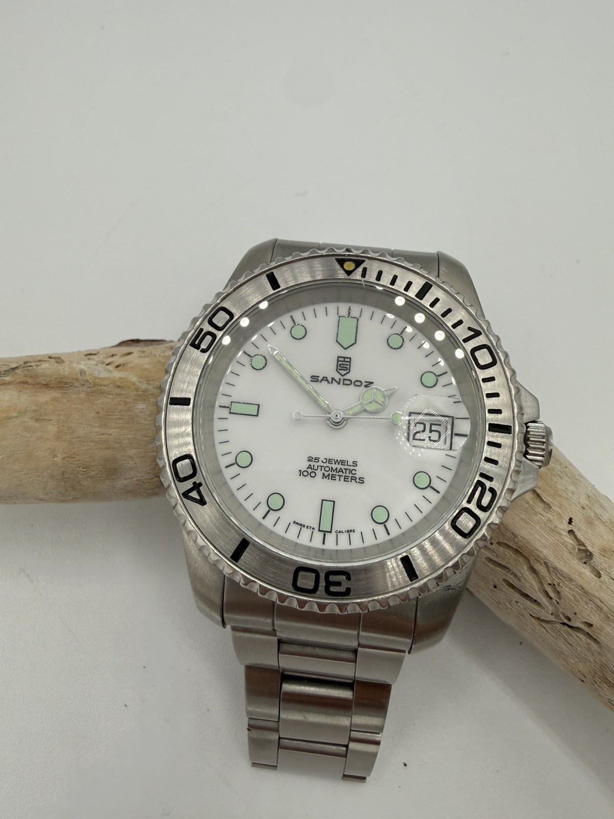 Sandoz Automatic Diver Watch Swiss movement 3930-D-77-2