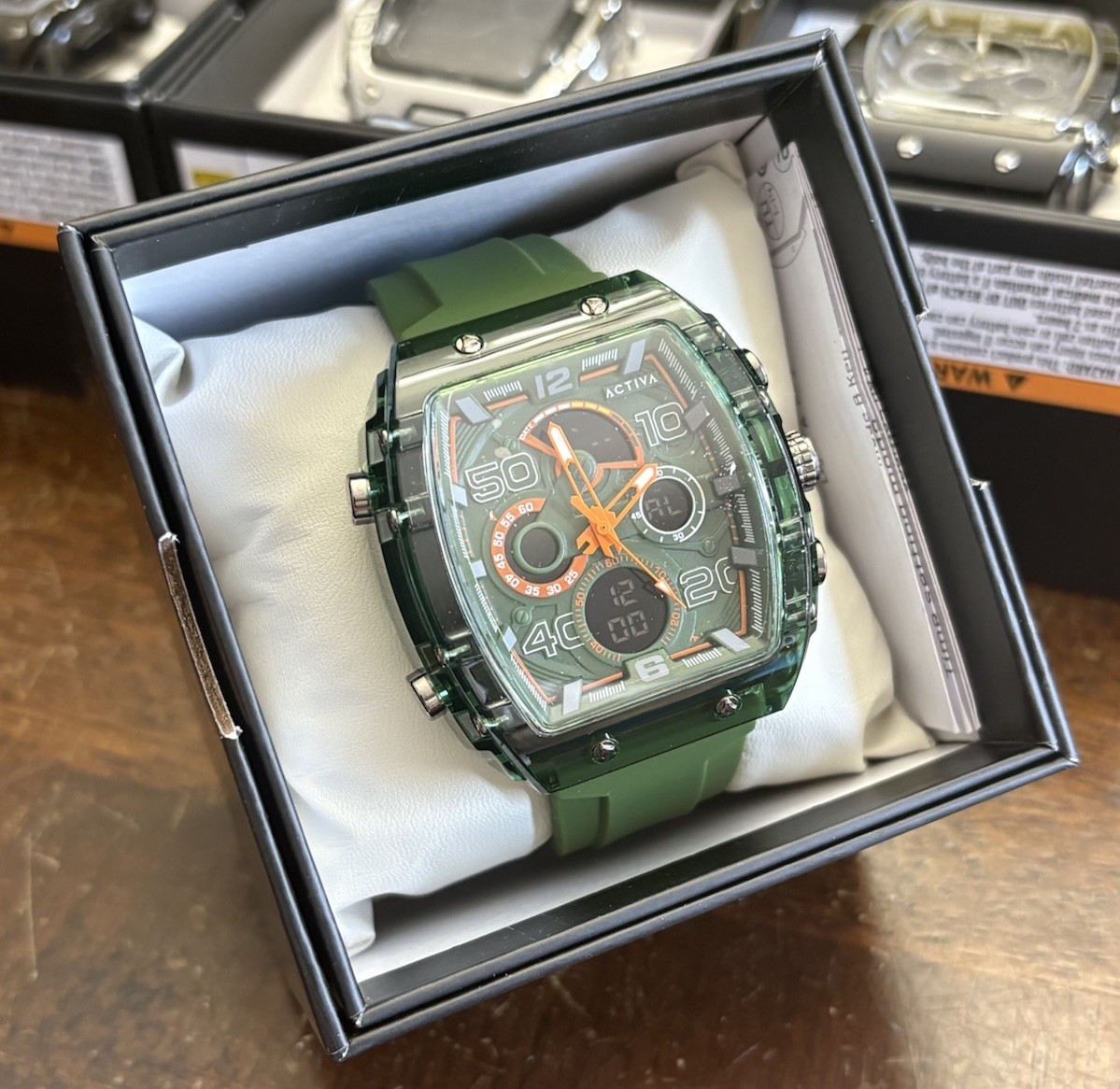 Activa X Invicta ACW8109-004 Men’s Digital Essentials 45mm Army Green
