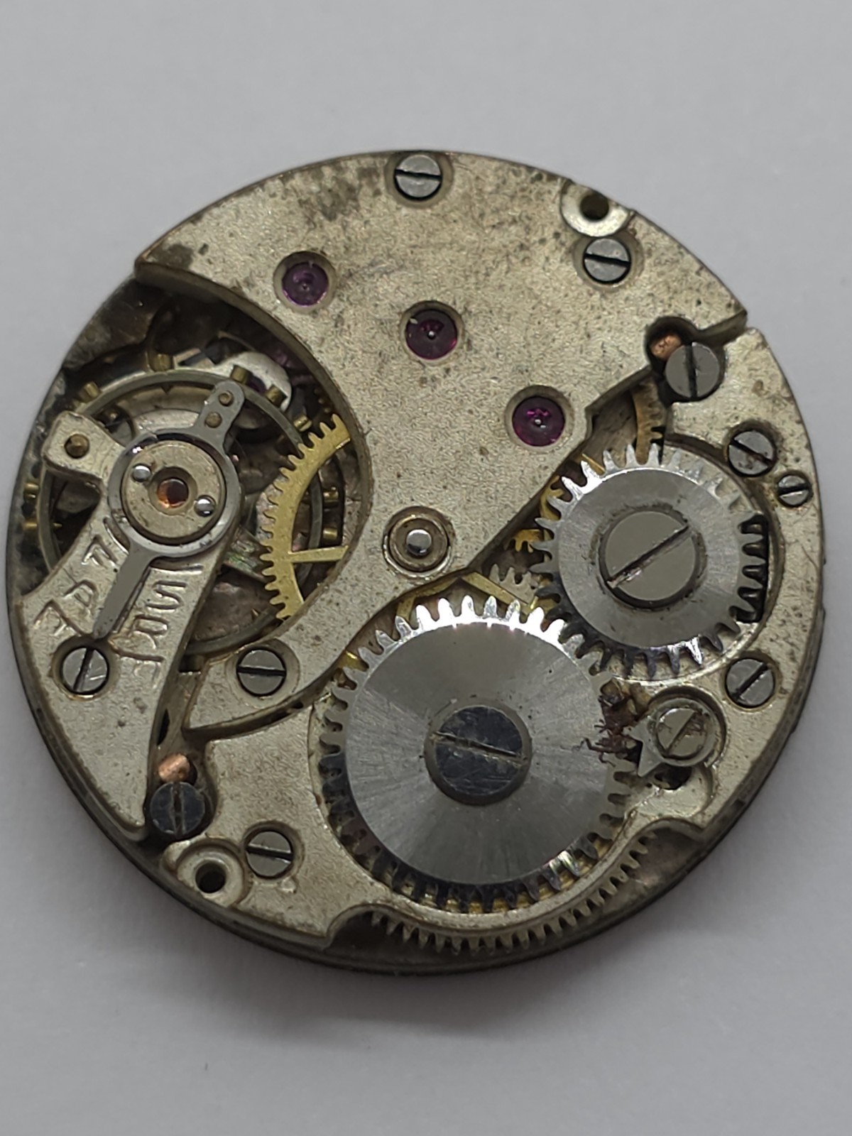 Vintage Watch Movement Cal. 233 CUPILLARD Main Spring Dial Parts From 1930’s
