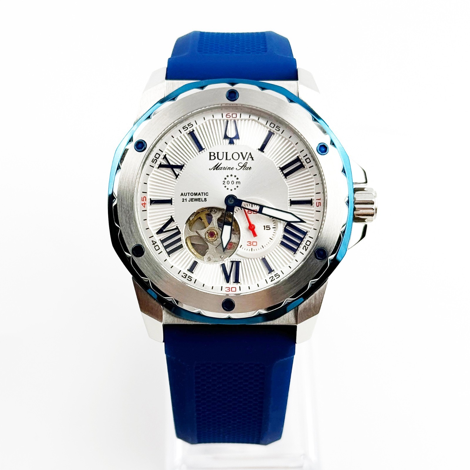 Bulova 98A225 Marine Star Two-Tone Stainless Steel Automatic Men’s Watch 45 mm