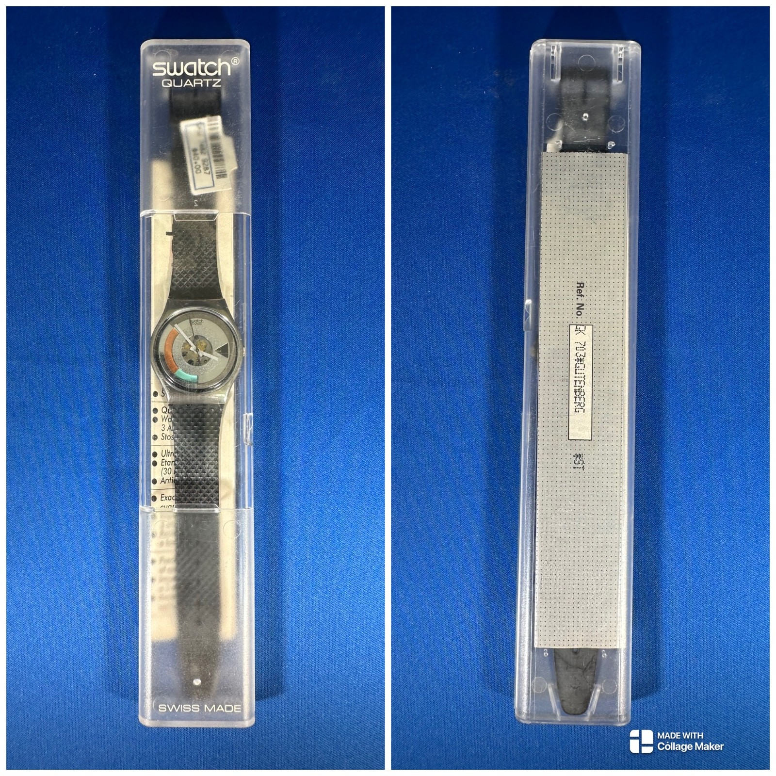 Vintage Swatch 1989 Metropolis Watch, New with tag, Extremely Rare! Model GX405