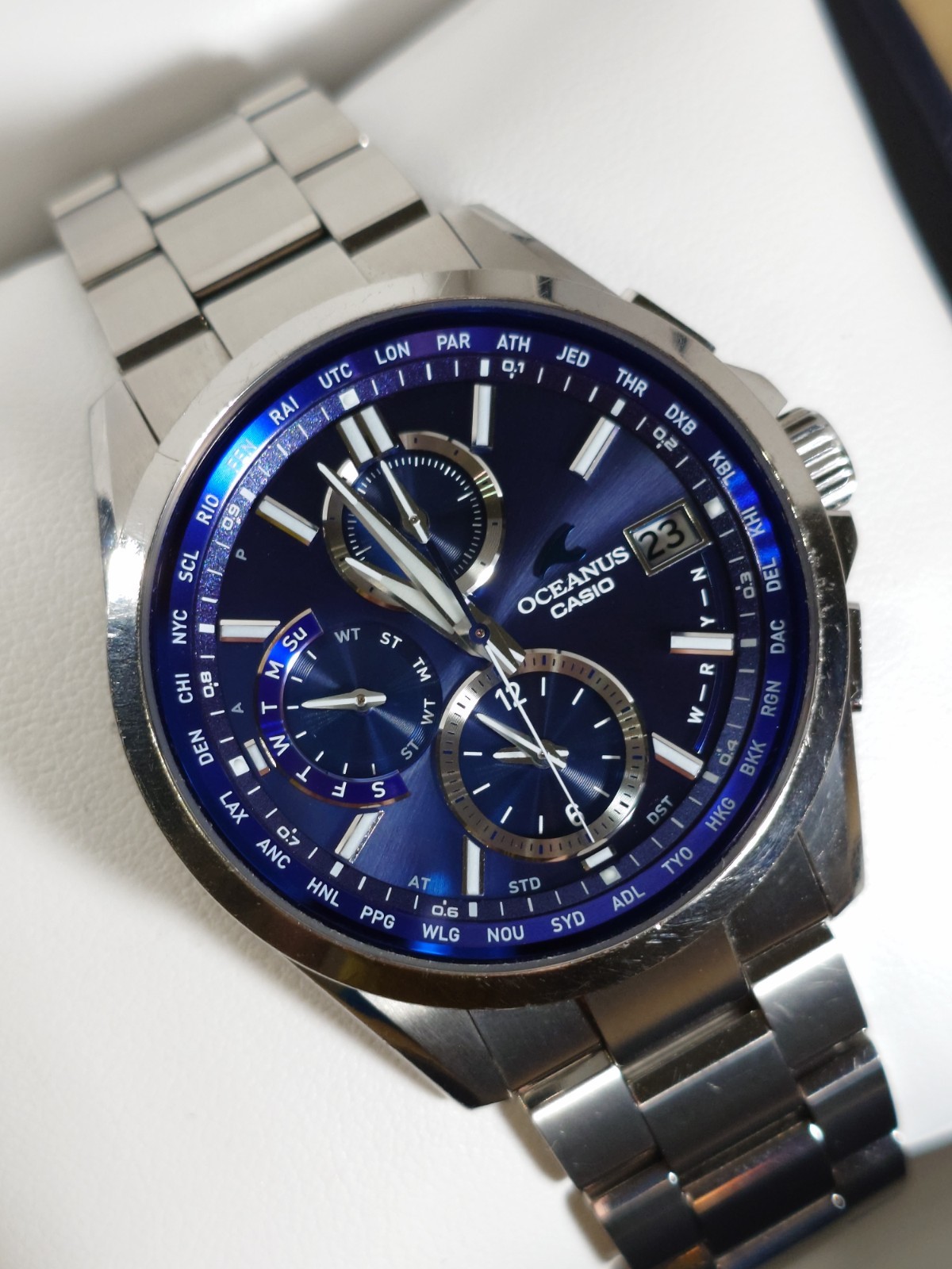 Casio Oceanus OCW-T2600 – JDM Titanium Solar Radio-Controlled – Full Set – UK