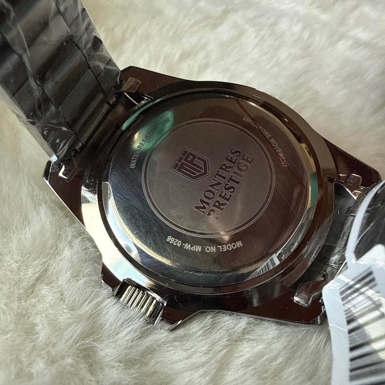 Montre Prestige Silver Stainless Steel Watch – New w/ Box & Tags MPW-0266