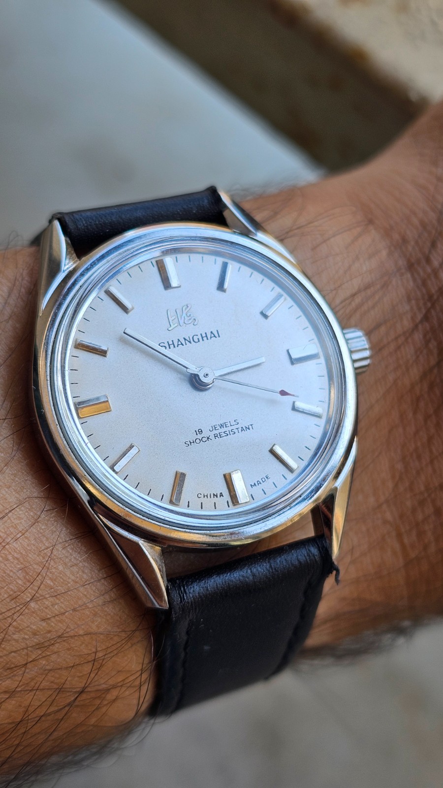 Shangai 19 Jewels Manual Winding Watch
