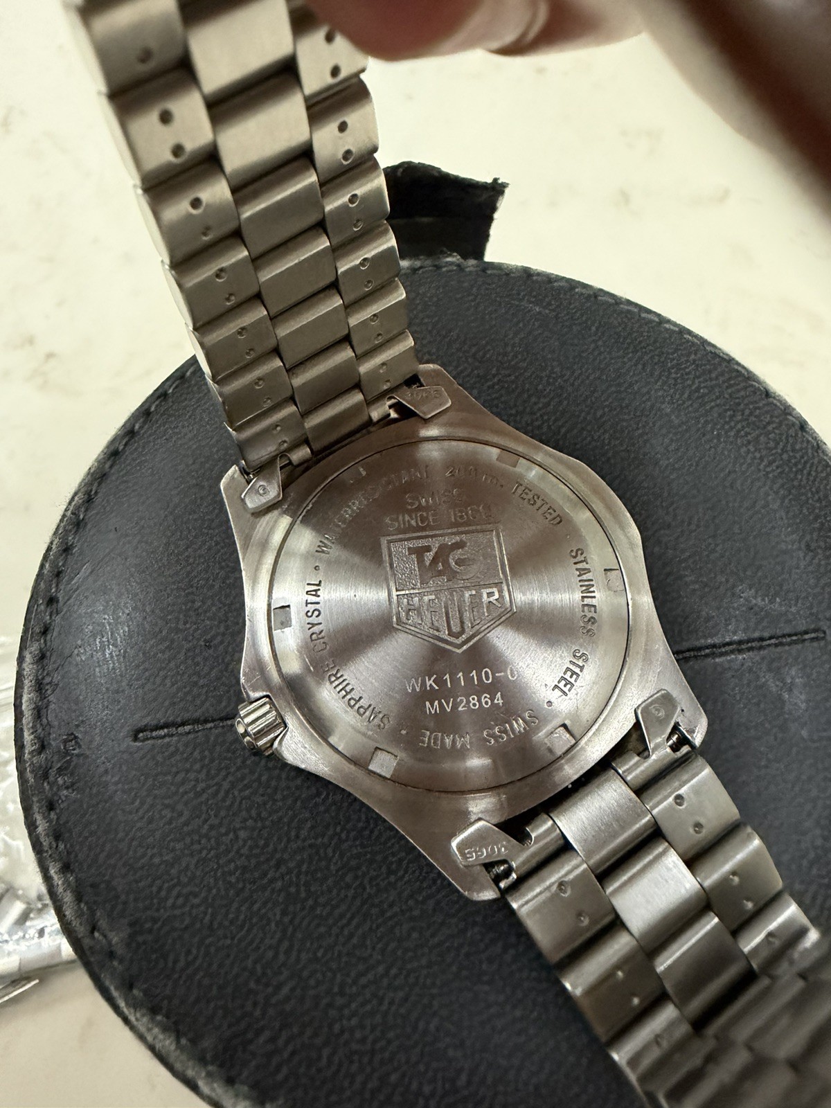 The TAG Heuer Series 2000 WK1110-0 Black Dial Quartz Watch