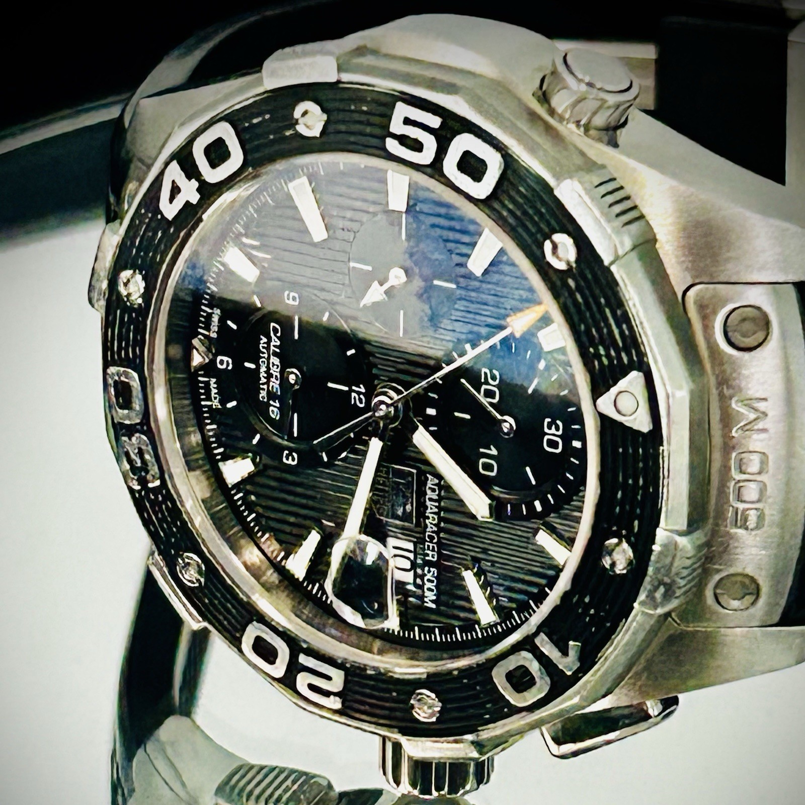 TAG HEUER AQUARACER CAJ2110 Chronograph 500M Calibre 16 Swiss Automatic Watch