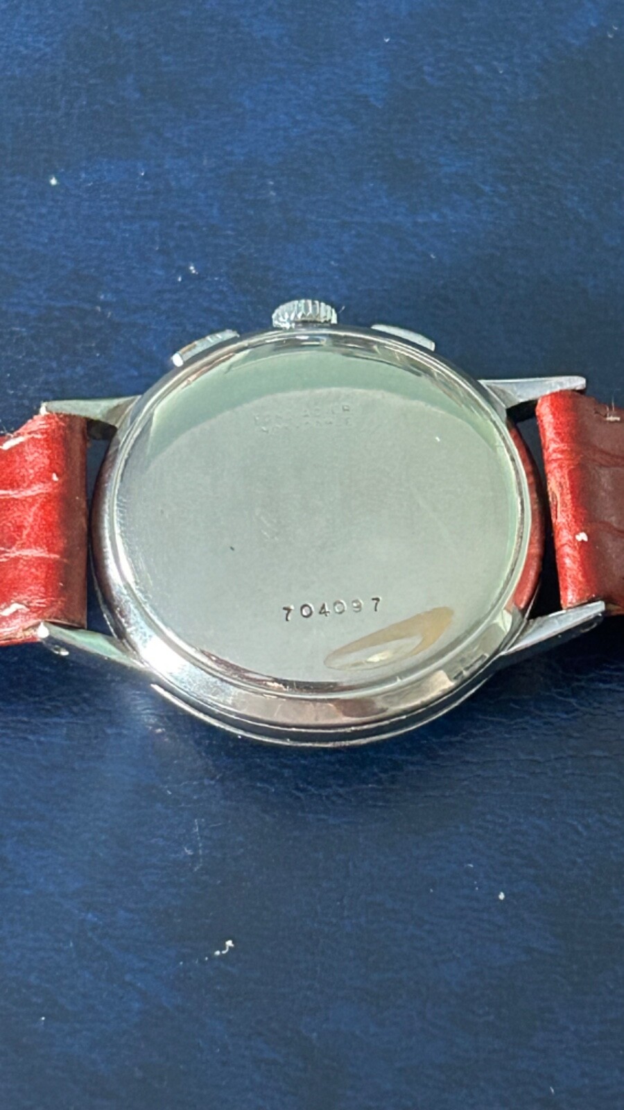 Lemania Chronograph Vintage Original Tropical Dial Cal. 27CH Extremely Rare